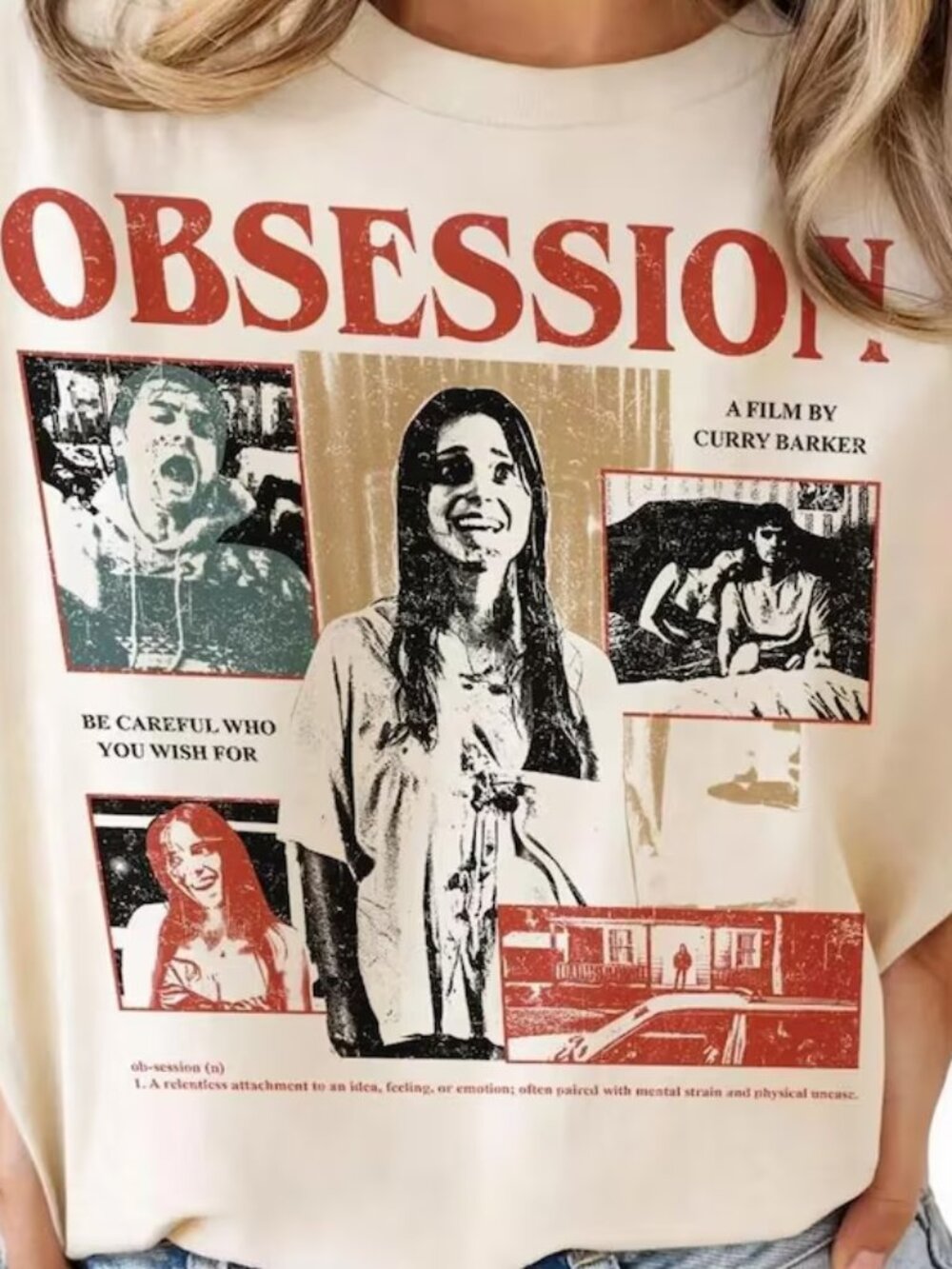 Obsession 2026 Gothic Horror Graphic Unisex T Shirt - Picture 2 of 5